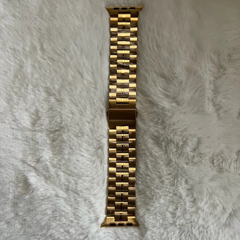 Gold Stainless Steel Watch Band